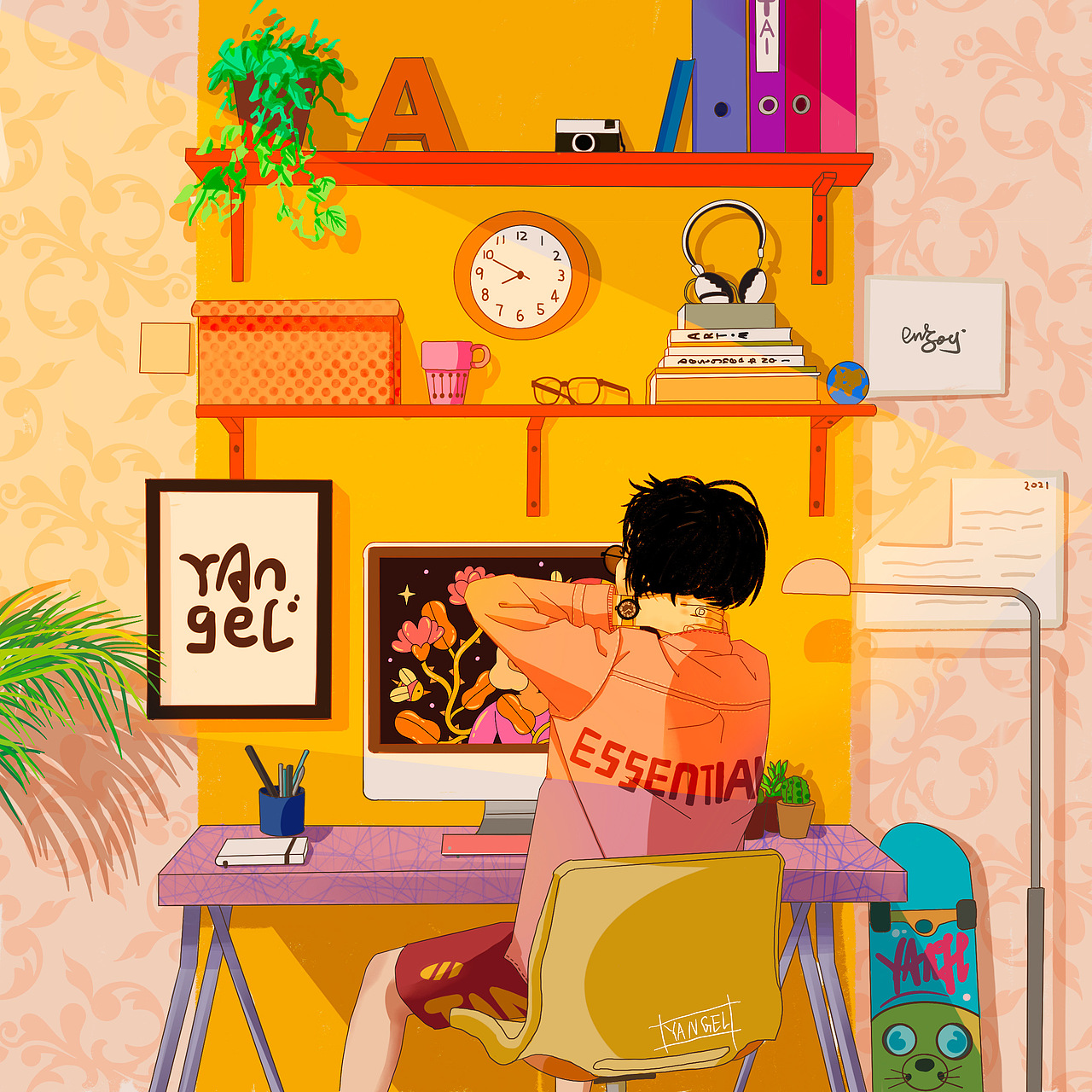 几张与夏天有关的插画（图ZMzAyNzE5NzI4） - 创作习作 - 站酷设计师Yangel_Z原创素材 - 站酷ZCOOL