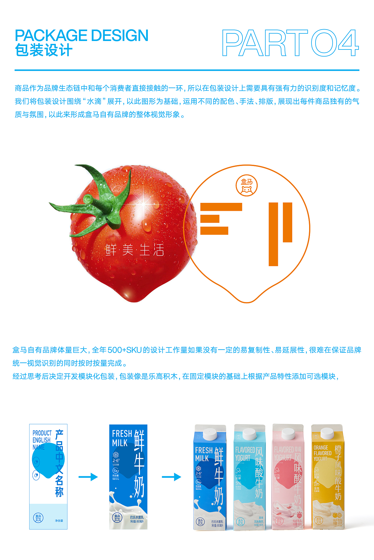 盒马自有品牌-盒马原标品牌设计&包装设计