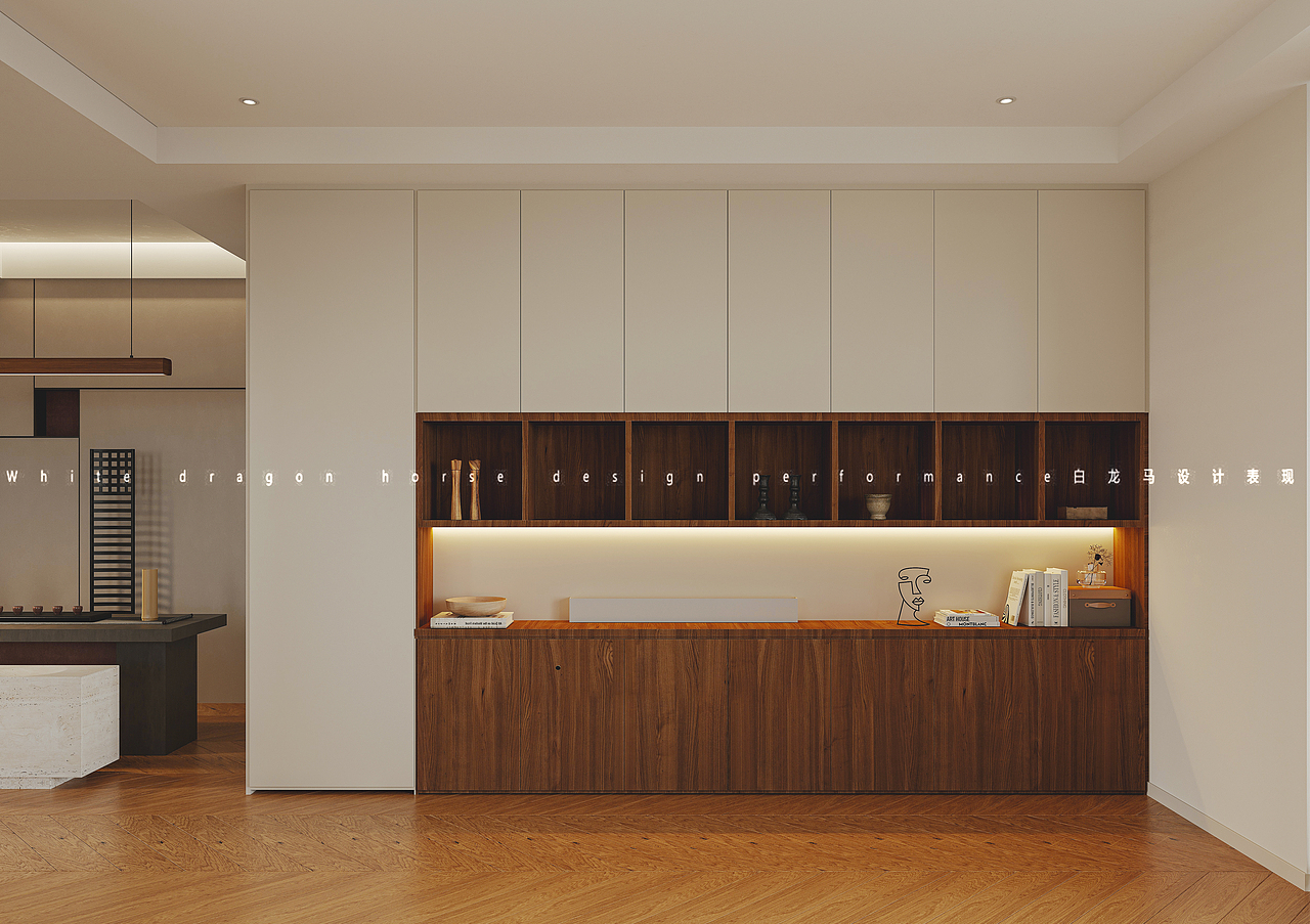 原木极简——白龙马效果图