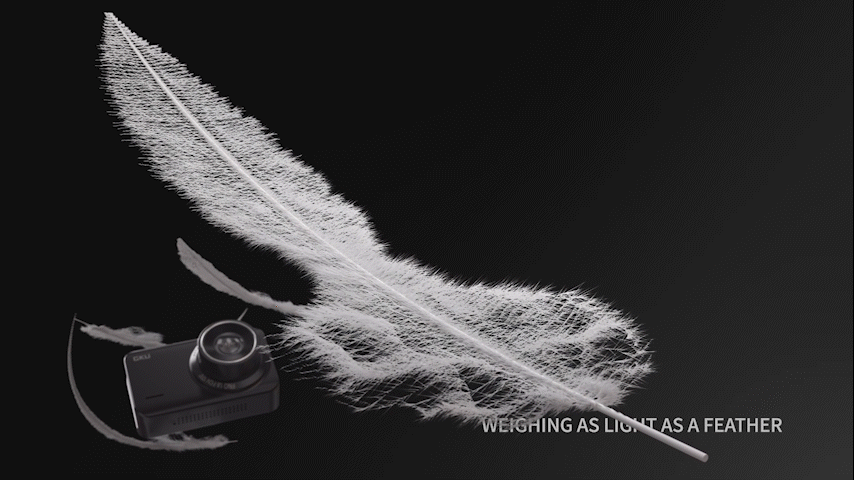 GKU 「D500」dash cam 行车记录仪相机亚马逊产品动画