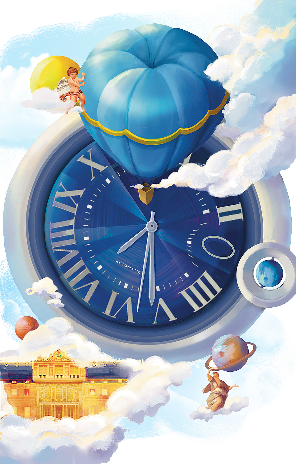 腕表插画（图ZMjk4NTYwNDg0） - 商业插画 - 站酷设计师叁目映画影视动画原创素材 - 站酷ZCOOL