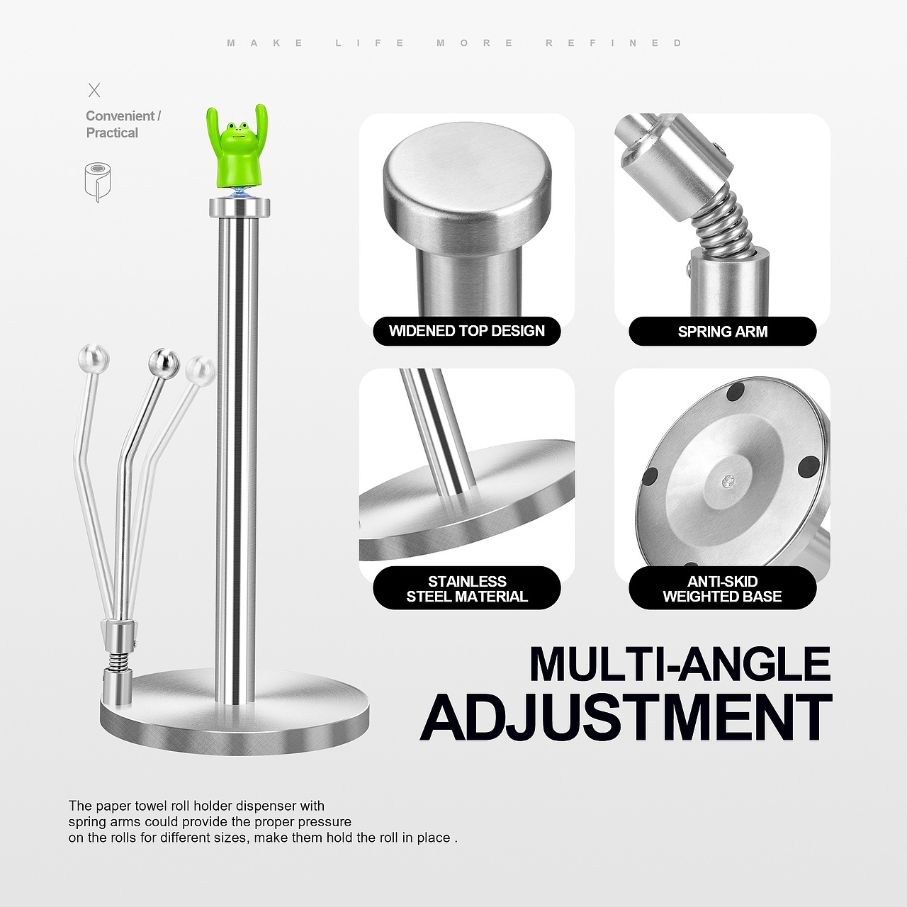 亚马逊电商 | 厨房餐巾纸放置架（图ZMzA0NTUzMjA0） - 电商 - 站酷设计师HuangGX原创素材 - 站酷ZCOOL