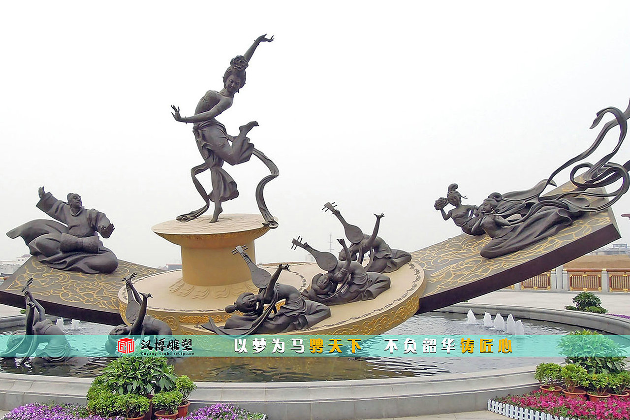 女孩铜雕,舞蹈雕塑,雕塑定制厂家