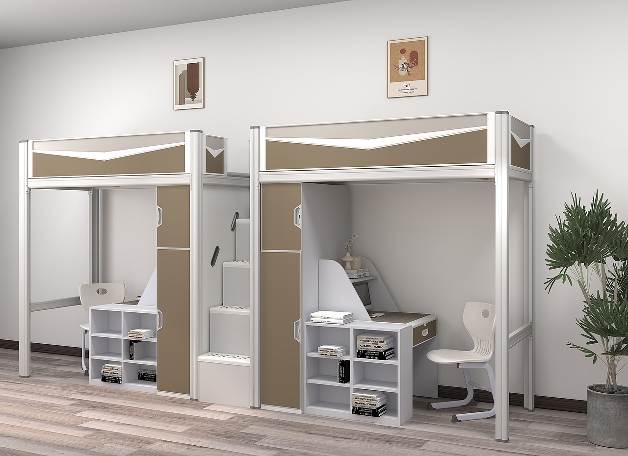 一些学生公寓床效果图（图ZMzM3NTgyMTc2） - 场景 - 站酷设计师爱吃草莓的小草原创素材 - 站酷ZCOOL