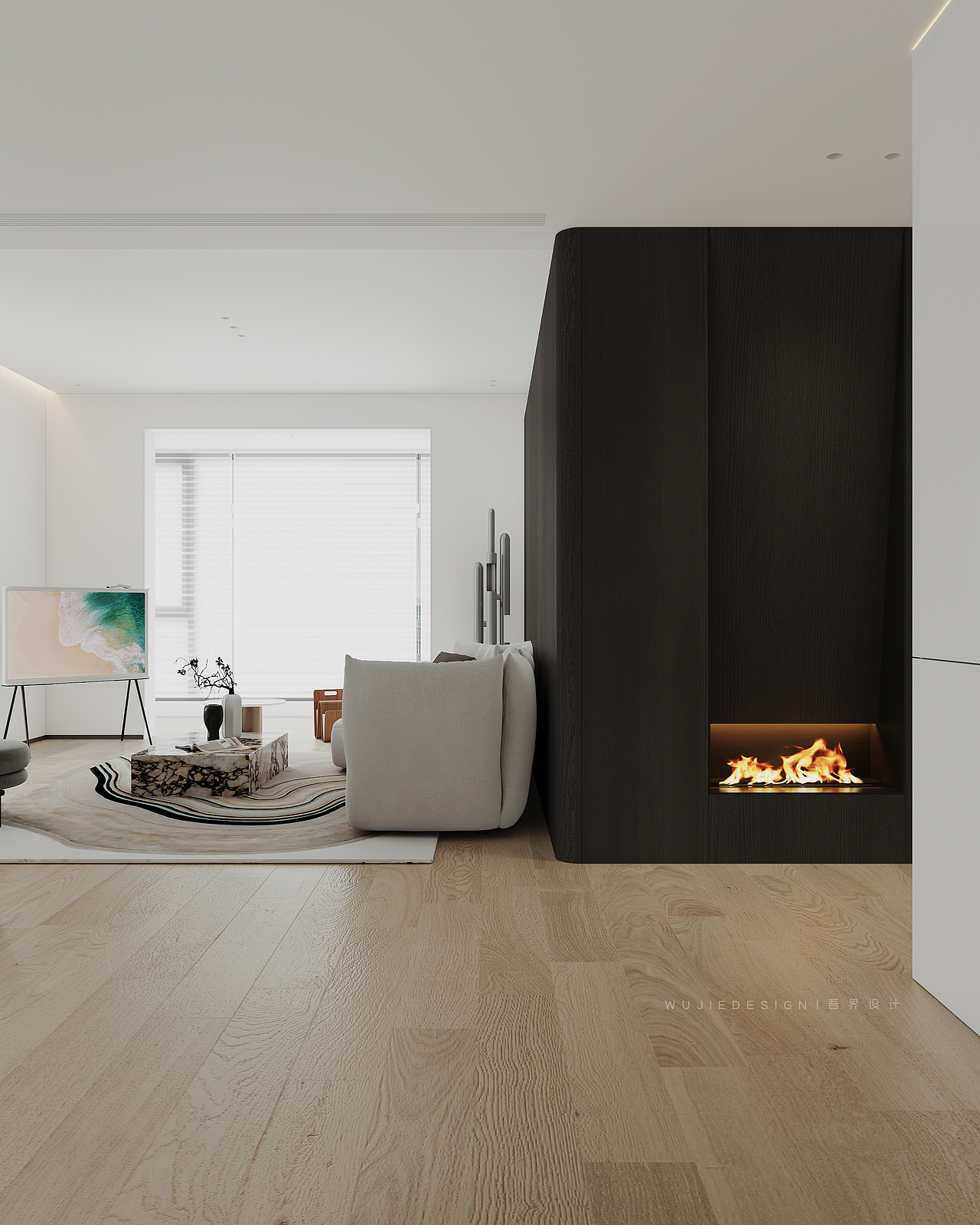 现代简约大平层| 吾界设计（图ZMzI2NzcyOTcy） - 家装设计 - 站酷设计师吾界空间设计原创素材 - 站酷ZCOOL