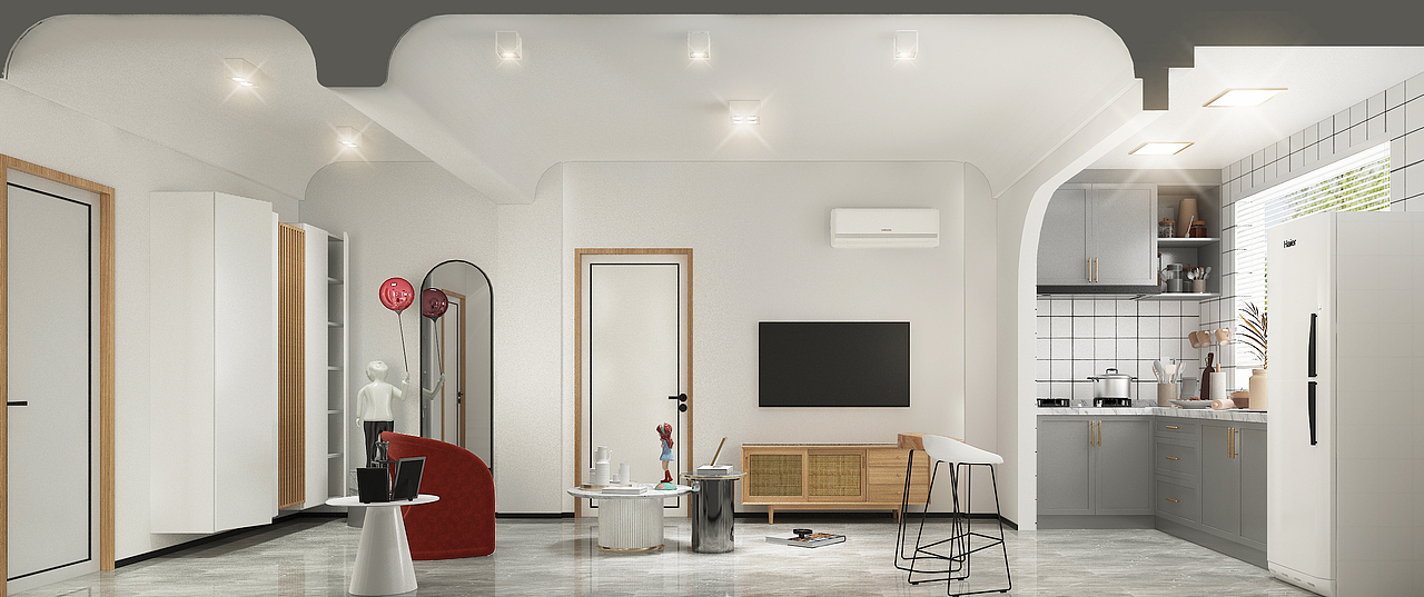 源筑空间设计 | 80㎡现代风