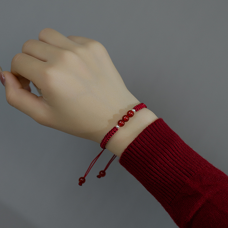 自然光下 国风手链拍摄