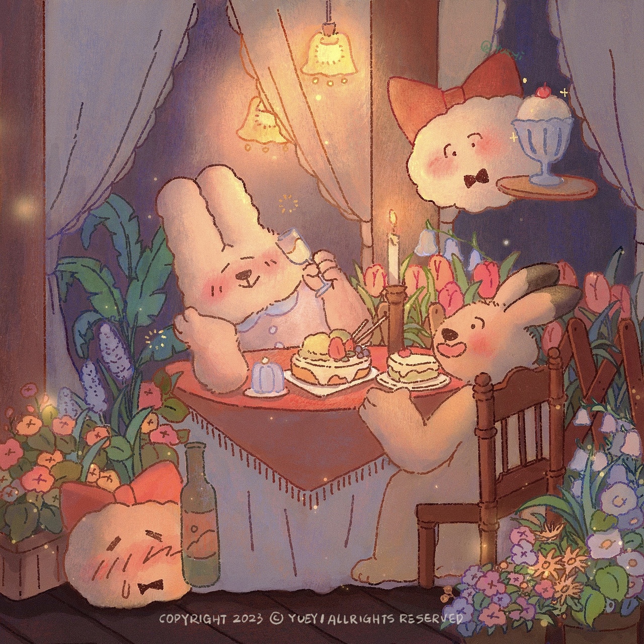 《月海镇》系列5 | 花园晚餐