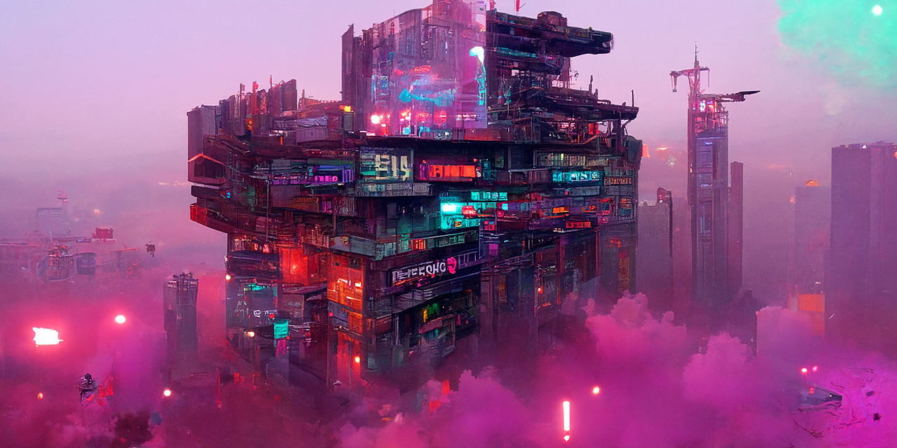 cyberpunk city