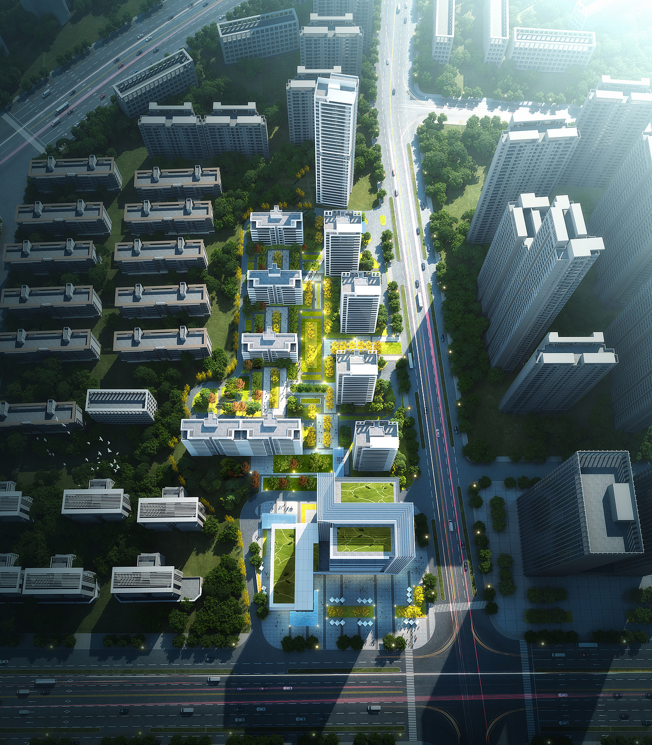 建筑室外效果图（图ZMzY2NDA4MDky） - 建筑/空间 - 站酷设计师ASK_GZ原创素材 - 站酷ZCOOL