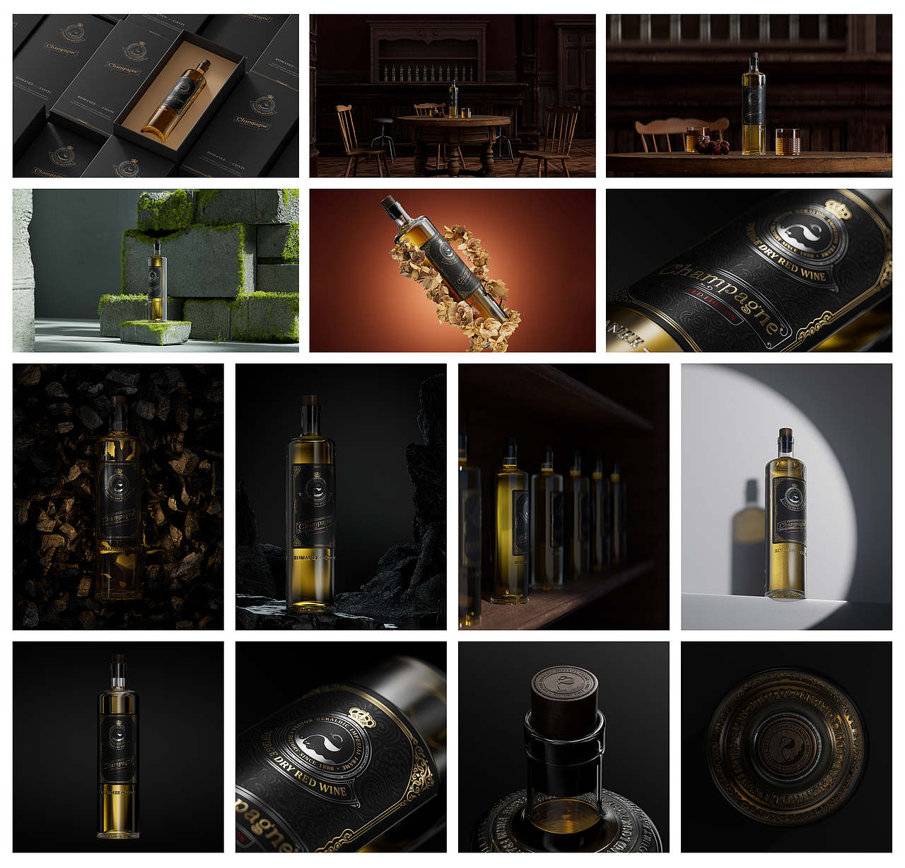 产品渲染-红酒（图ZMzQwOTc3Mzg0） - 产品 - 站酷设计师静听雨落丿原创素材 - 站酷ZCOOL