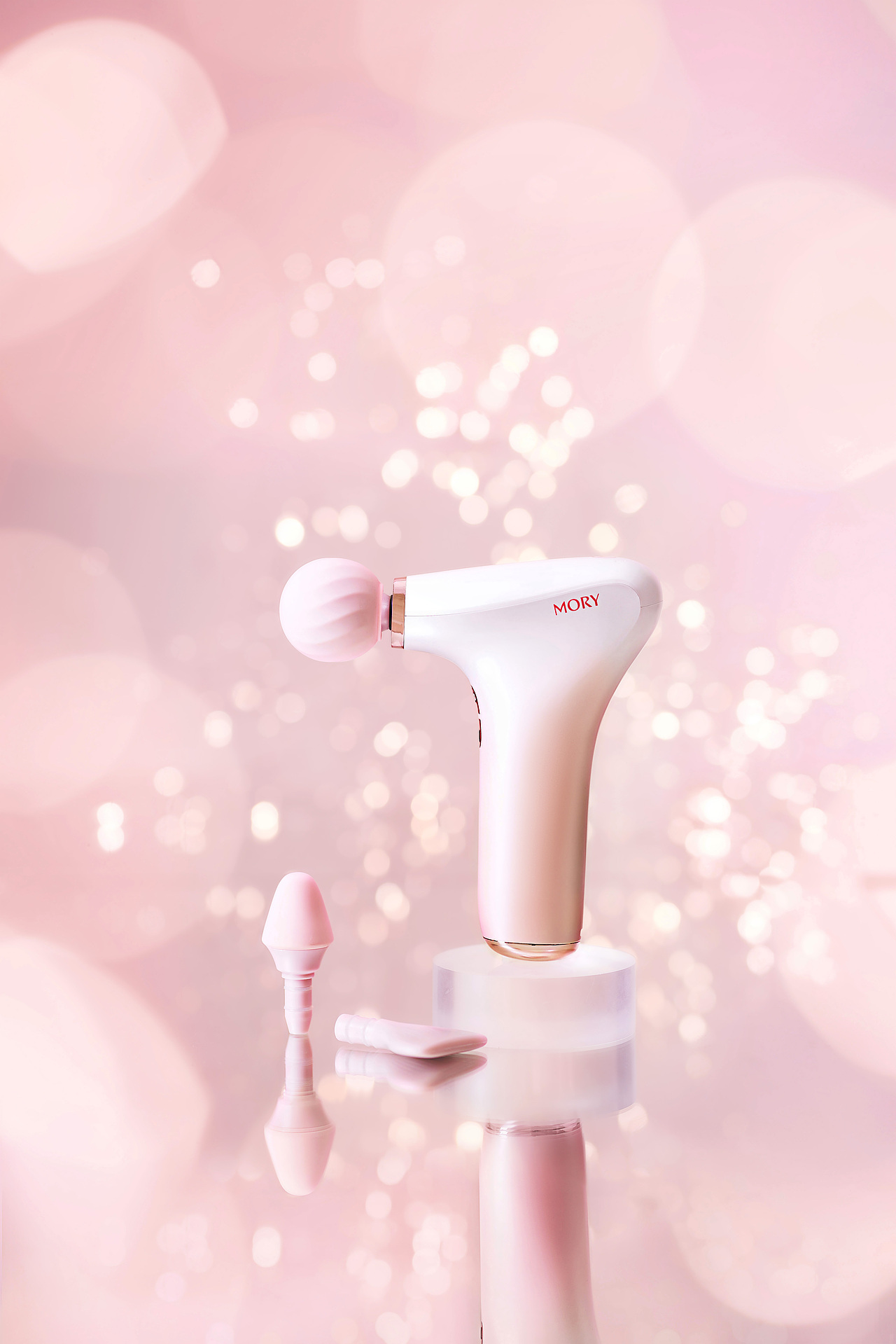 产品摄影｜MORY 筋膜枪 人鱼姬渐变 梦幻氛围（图ZMzUzMzA1ODEy） - 产品摄影 - 站酷设计师川禾文化原创素材 - 站酷ZCOOL