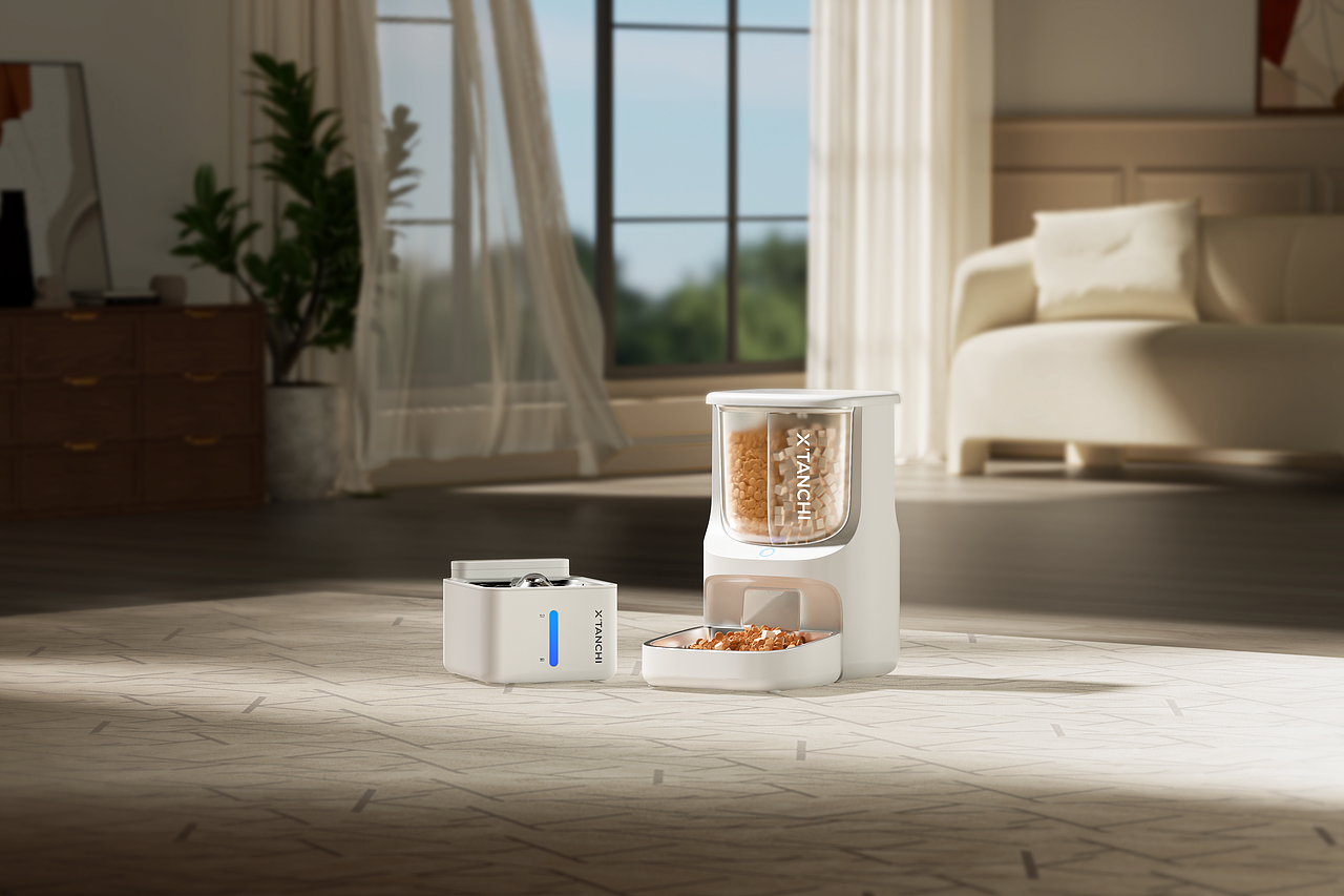 X'TANCHI小甜橙新品喂食器渲染（图ZMzY4MDAwNzI0） - 产品 - 站酷设计师瑞恩弗莱原创素材 - 站酷ZCOOL