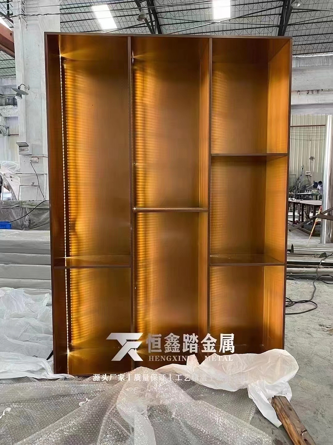 不锈钢带灯壁龛带灯不锈钢储物柜