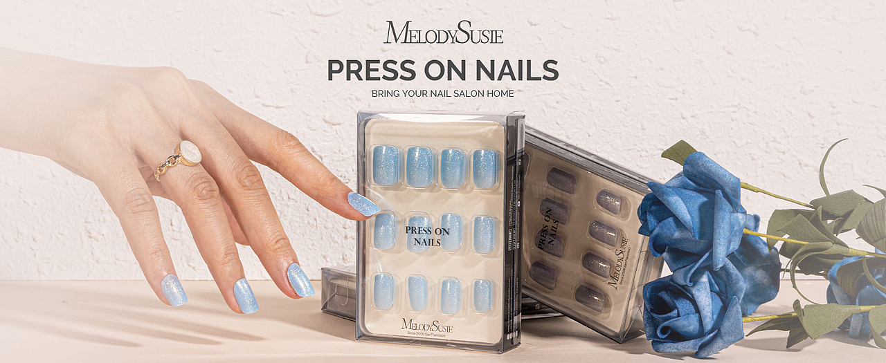 亚马逊蓝色穿戴甲产品拍摄