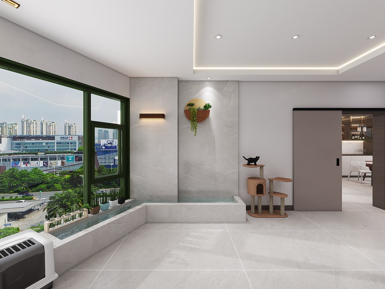 四川成都雅居乐花园(209平方现代简约四居室)