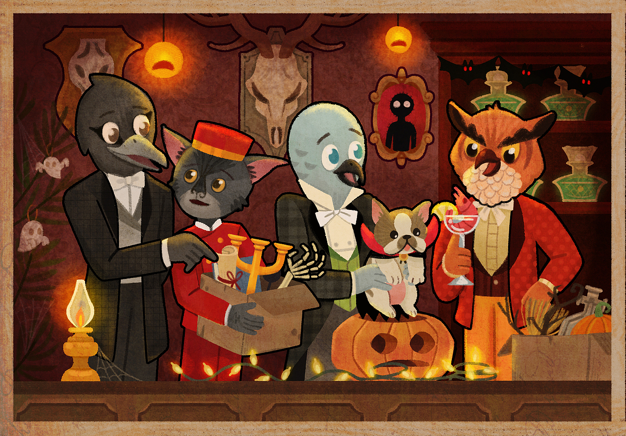 锈湖旅馆:万圣节管理层团建