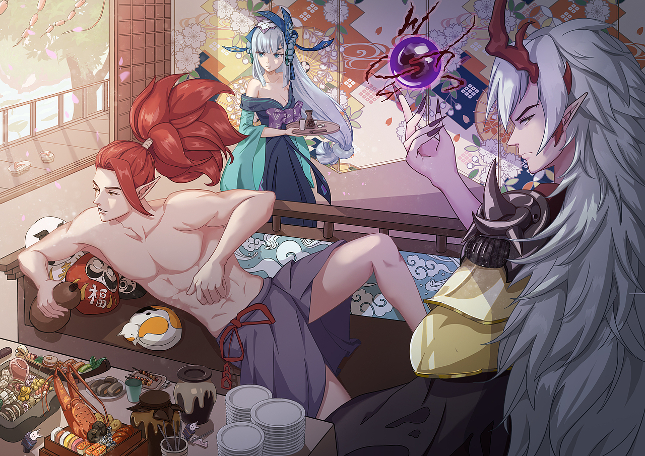 阴阳师同人插画