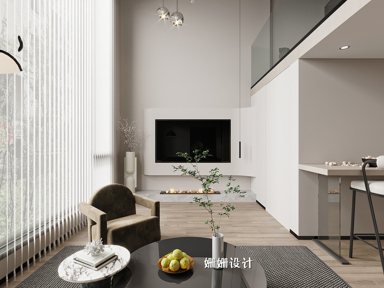极简loft公寓（图ZMzAwNjQ0Nzgw） - 家装设计 - 站酷设计师姗姗18955113171原创素材 - 站酷ZCOOL