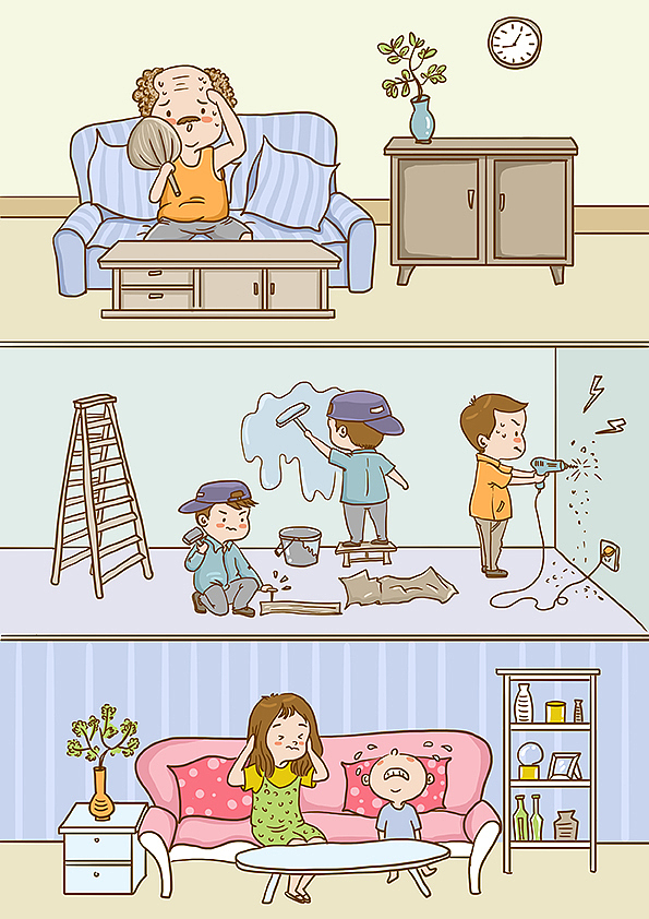 关于装修的一些漫画