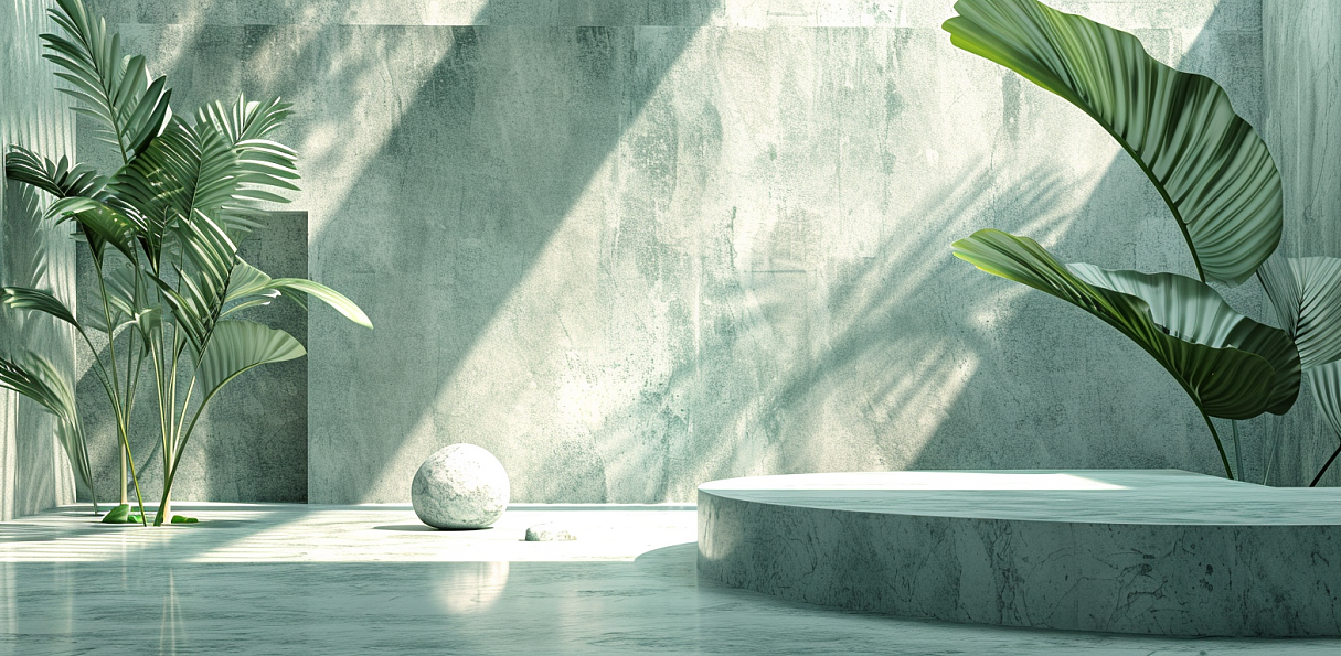 AI电商绿植展台