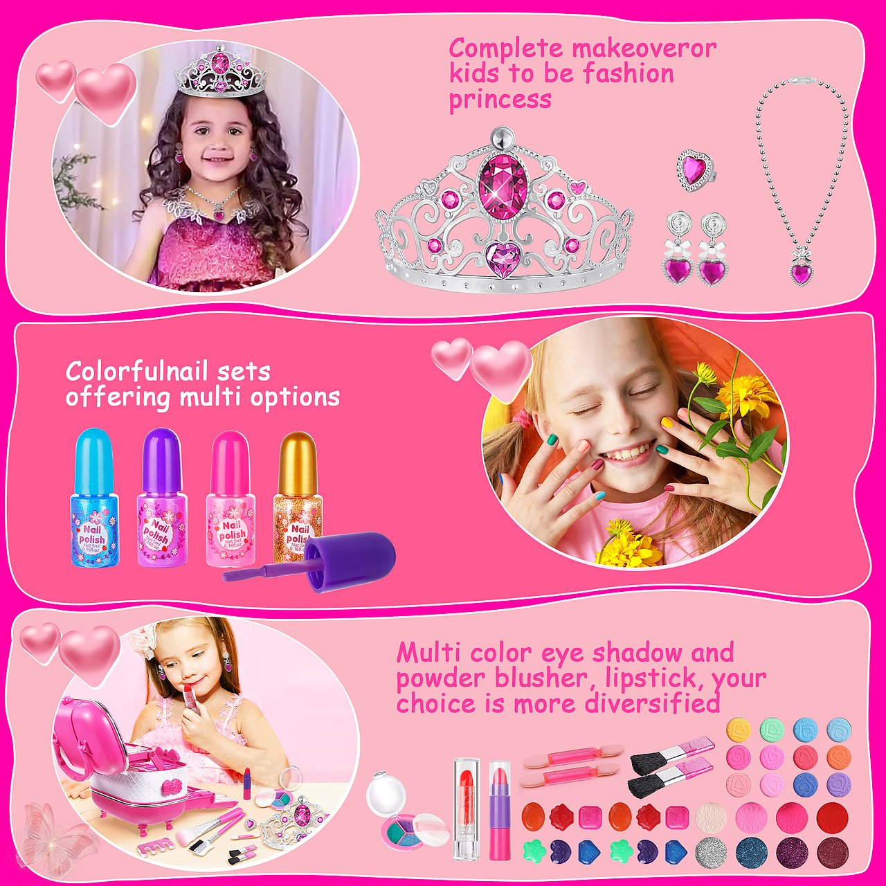 亚马逊-儿童化妆套装主图