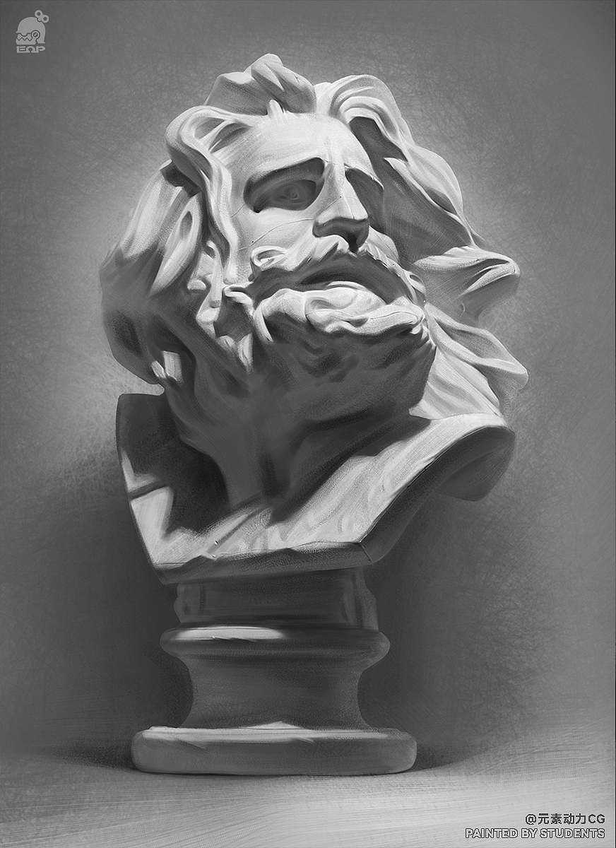 元素动力 | 研修班学员「石膏练习」作业（图ZMzA2OTkwODMy） - 创作习作 - 站酷设计师元素动力CG原创素材 - 站酷ZCOOL