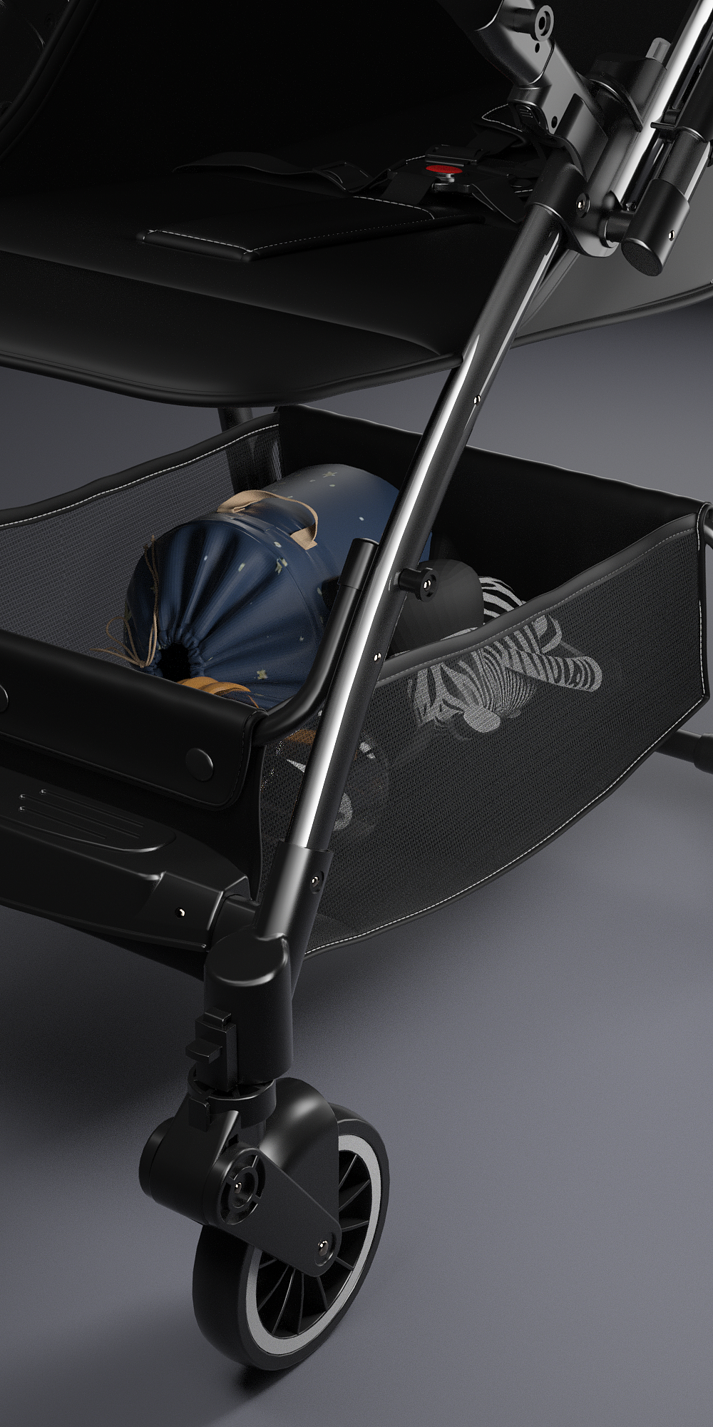 儿童推车建模渲染