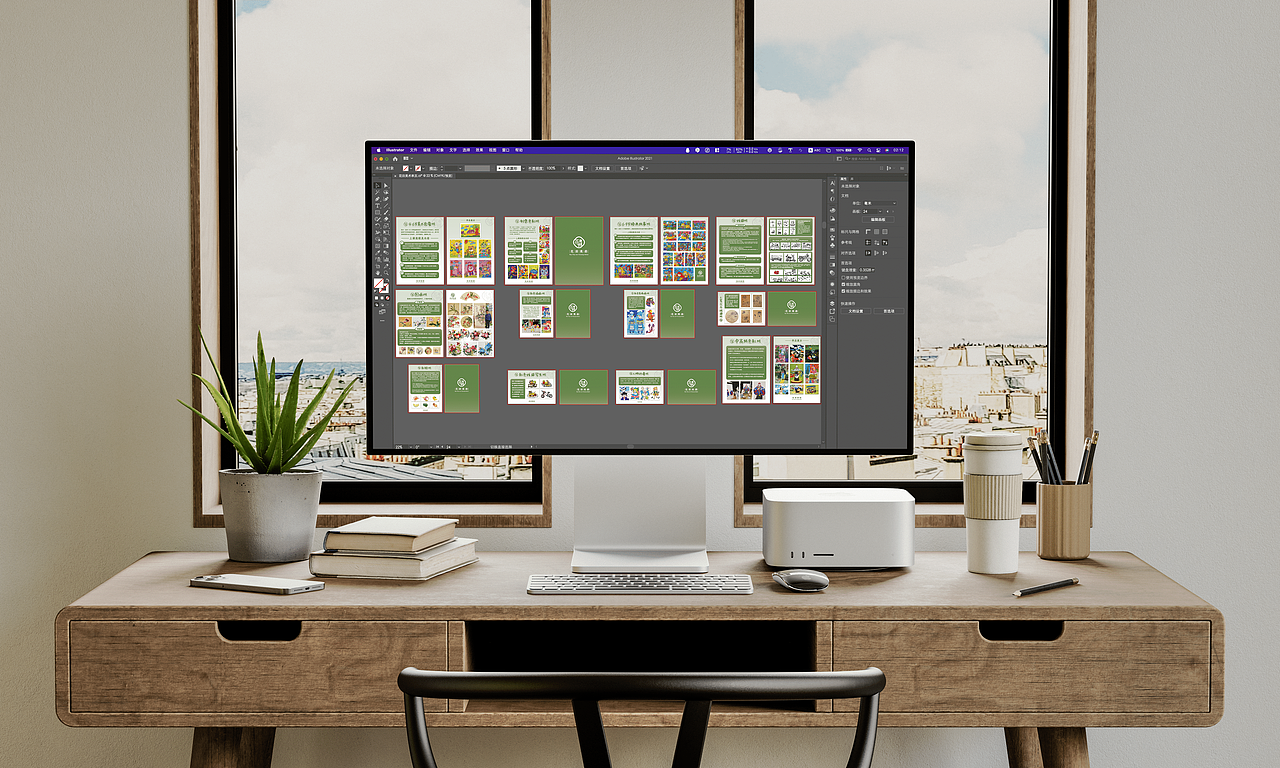 图文|花田書屋 LOGO+ 品牌延展设计 × 虫二设计视务所
