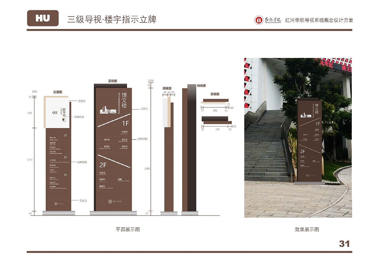 红河学院导视系统概念设计方案（图ZMzM0MTM4Njgw） - 其他平面 - 站酷设计师cloudsheep霄原创素材 - 站酷ZCOOL