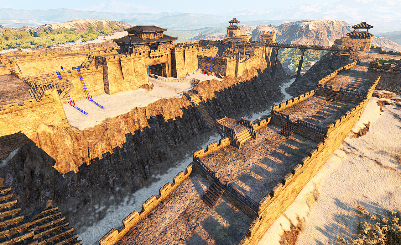 【衣谷三国概念设定】场景地编截图（一）（图ZMzIzOTQ4Nzky） - 概念设定 - 站酷设计师疾风Shawk原创素材 - 站酷ZCOOL