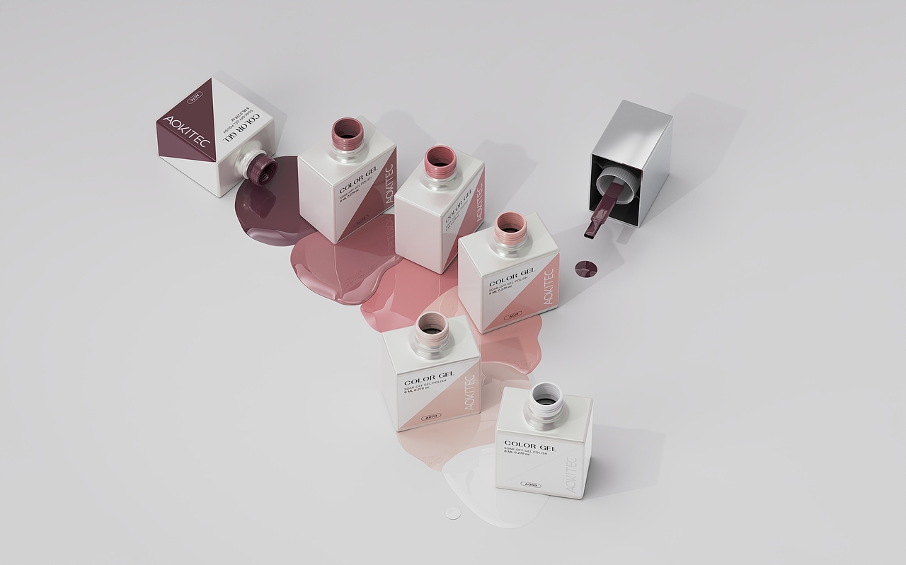 AOKITEC甲油胶（图ZMzM1NTg2ODE2） - 包装 - 站酷设计师玖幺四原创素材 - 站酷ZCOOL