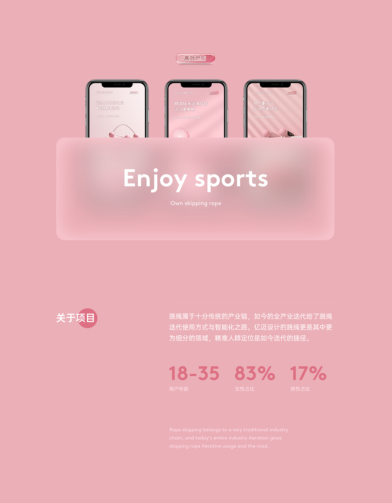 智能无线跳绳详情页