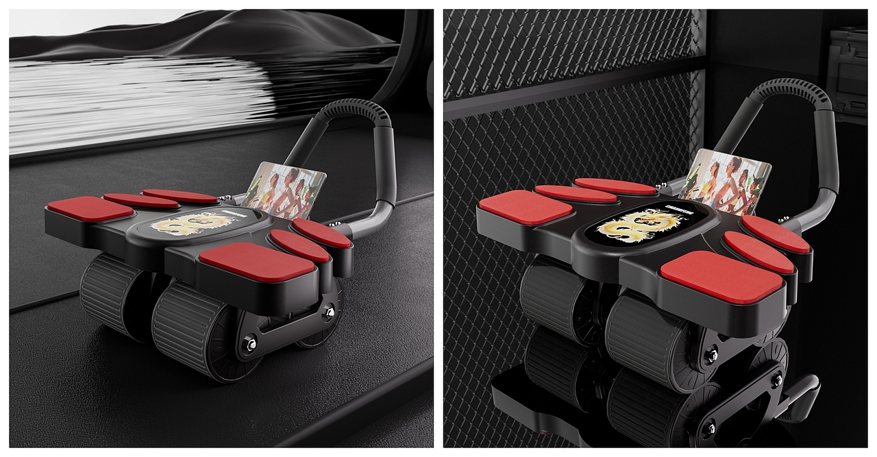 2023电商设计【健腹轮/滚轮按摩设计】