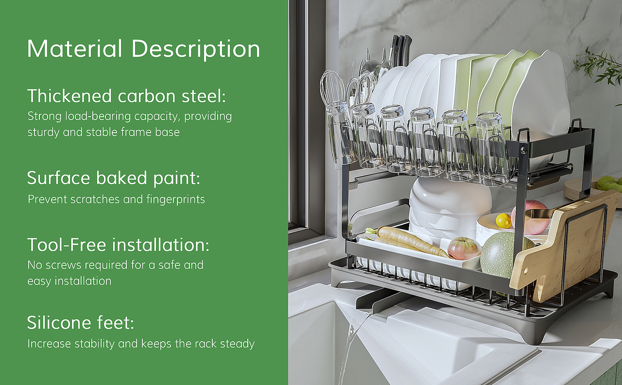 亚马逊烘碗架页面设计