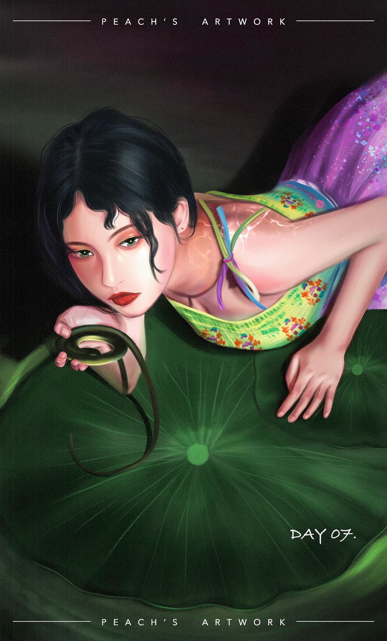60天色彩打卡人像部分（图ZMjk2MjY1NTA4） - 创作习作 - 站酷设计师烂桃子君原创素材 - 站酷ZCOOL
