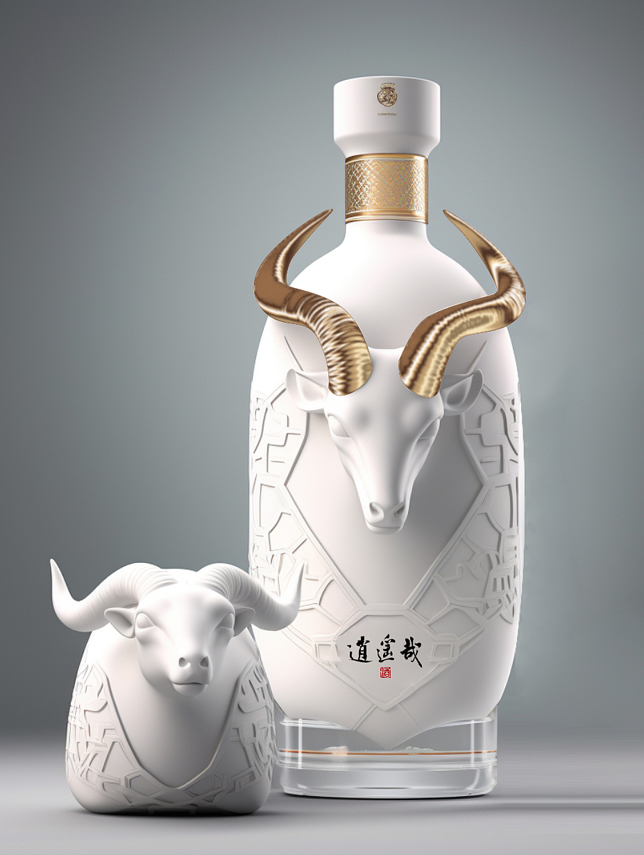十二生肖白酒包装--羊（图ZMzQ3Njk4ODgw） - 包装 - 站酷设计师真象哥原创素材 - 站酷ZCOOL