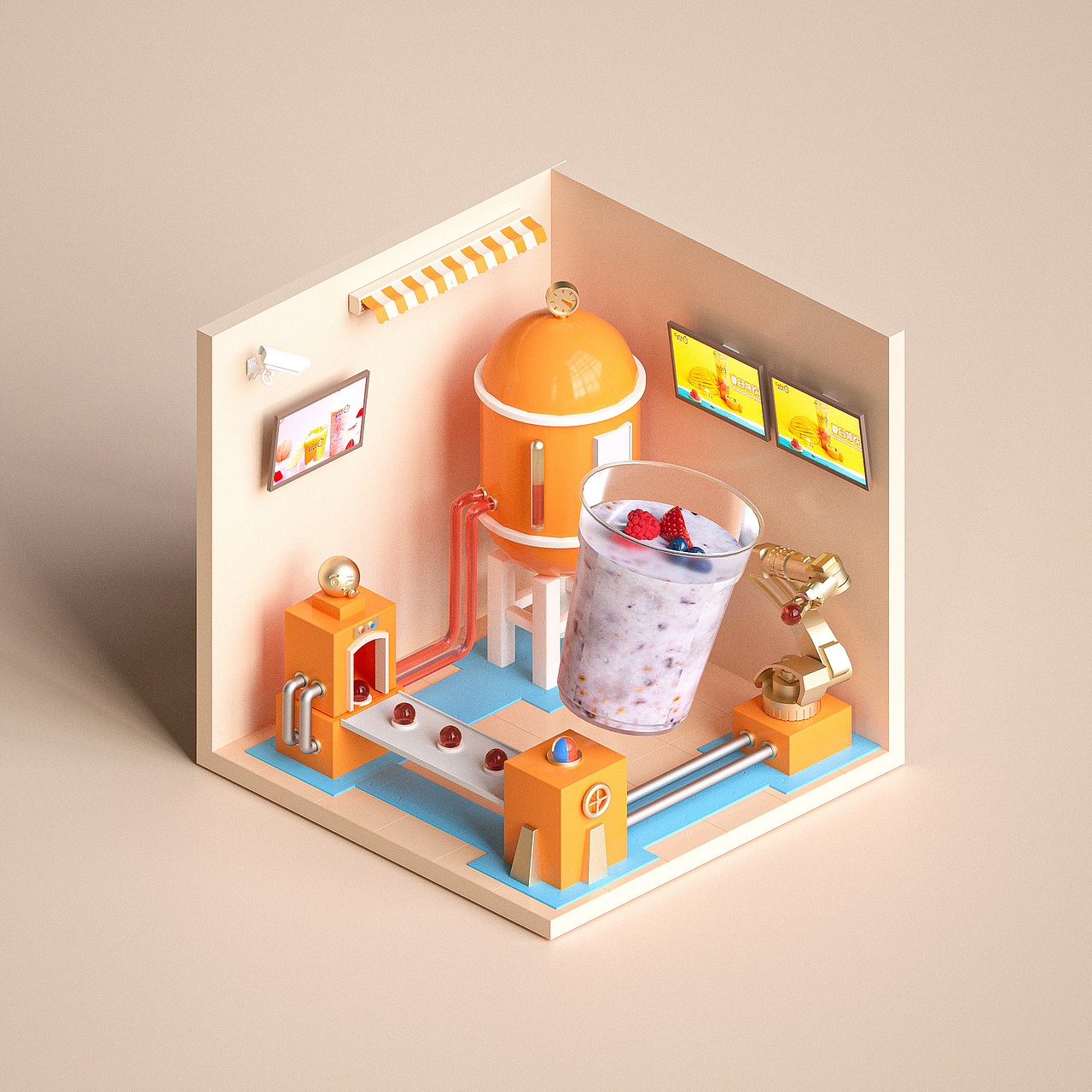 【夏日幻想2】蜂巢行动 X说来画长（图ZMzE3NDMzNTQ0） - 产品 - 站酷设计师说来画长原创素材 - 站酷ZCOOL