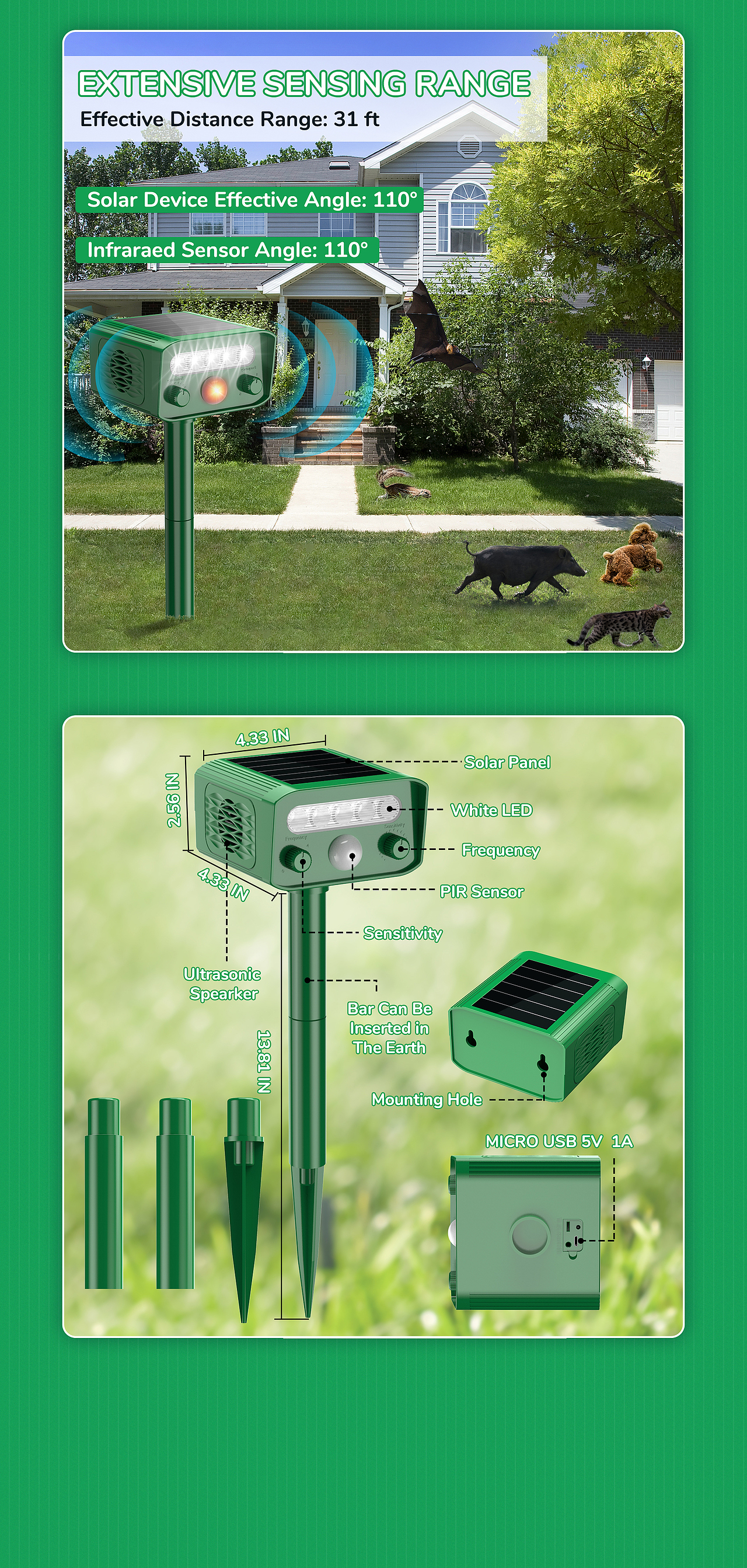 亚马逊驱鸟器建模渲染