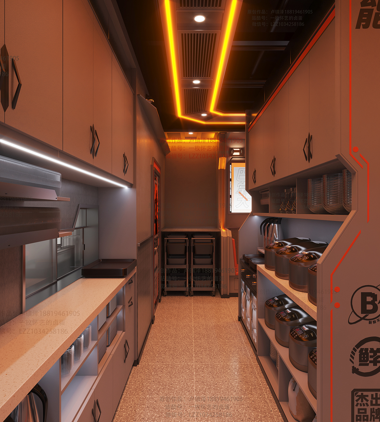 餐饮品牌店面设计——巴岛龙虾