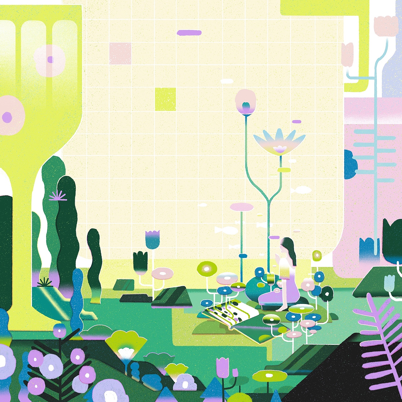六月记录（图ZMzA3NDk3MzA4） - 艺术插画 - 站酷设计师禾稻原创素材 - 站酷ZCOOL