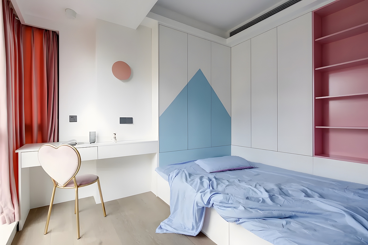 案例分享丨116㎡现代三居，生活就是这样简单自然！（图ZMzE4MDIwNDAw） - 家装设计 - 站酷设计师深圳岚庭装饰原创素材 - 站酷ZCOOL