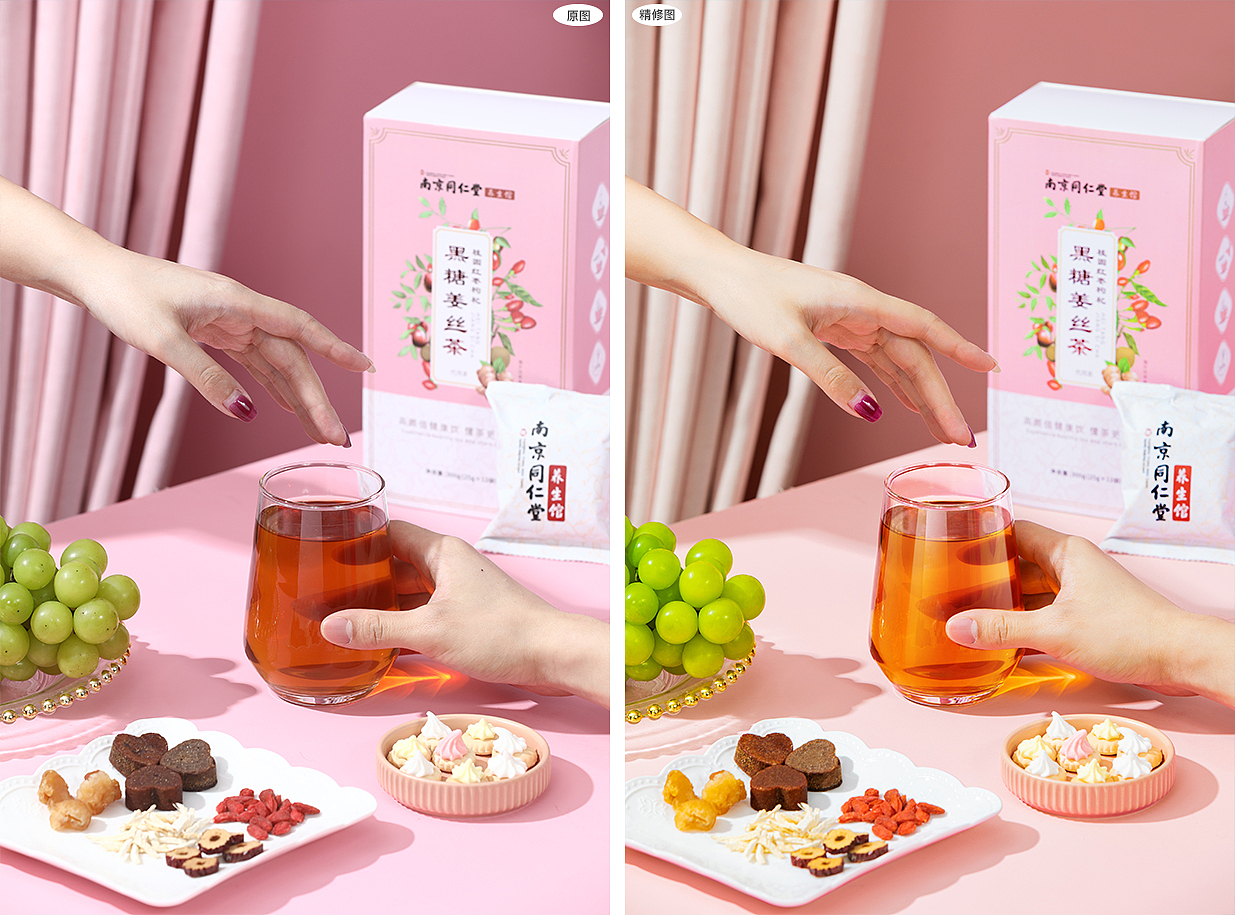 原图与精修图对比