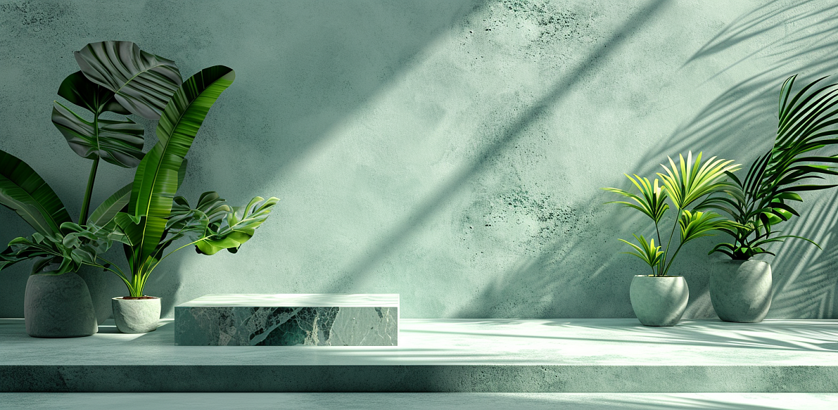 AI电商绿植展台