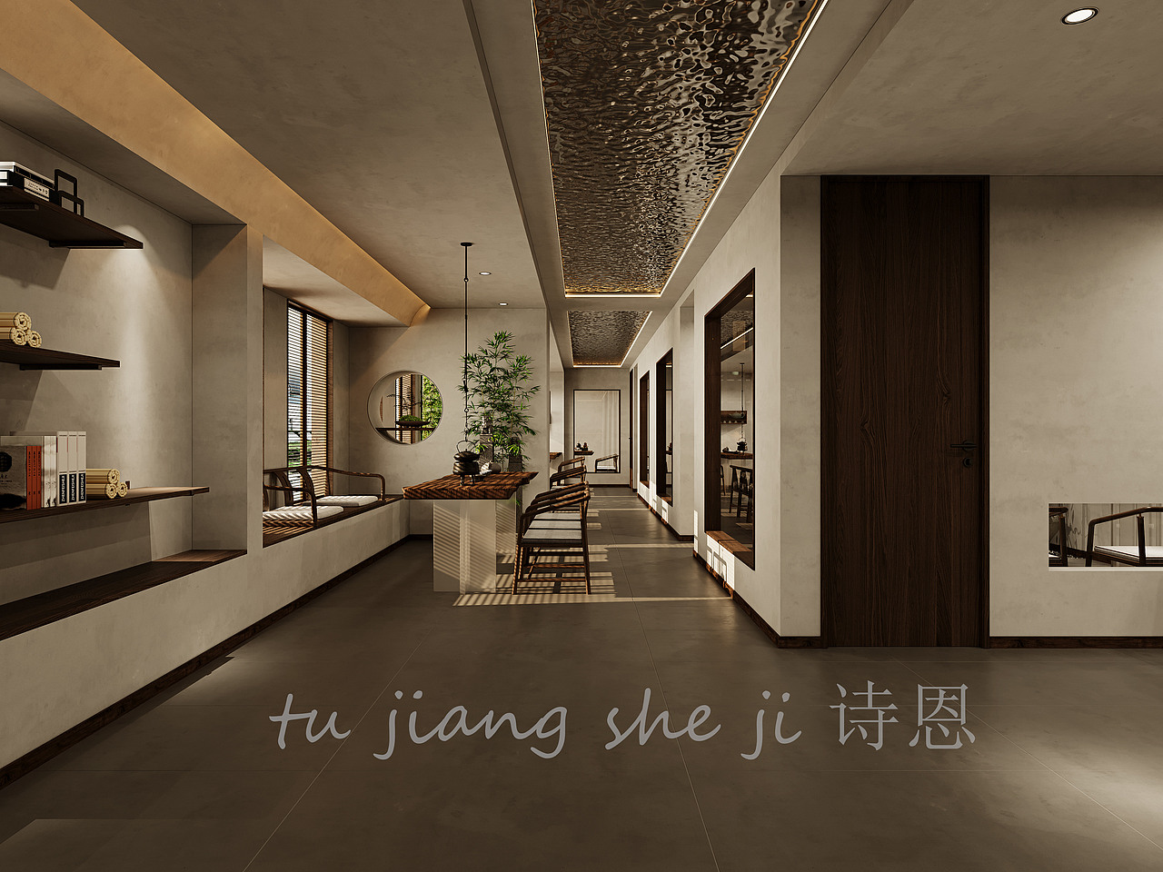 新中式茶室设计:古色古香,留存永恒雅韵