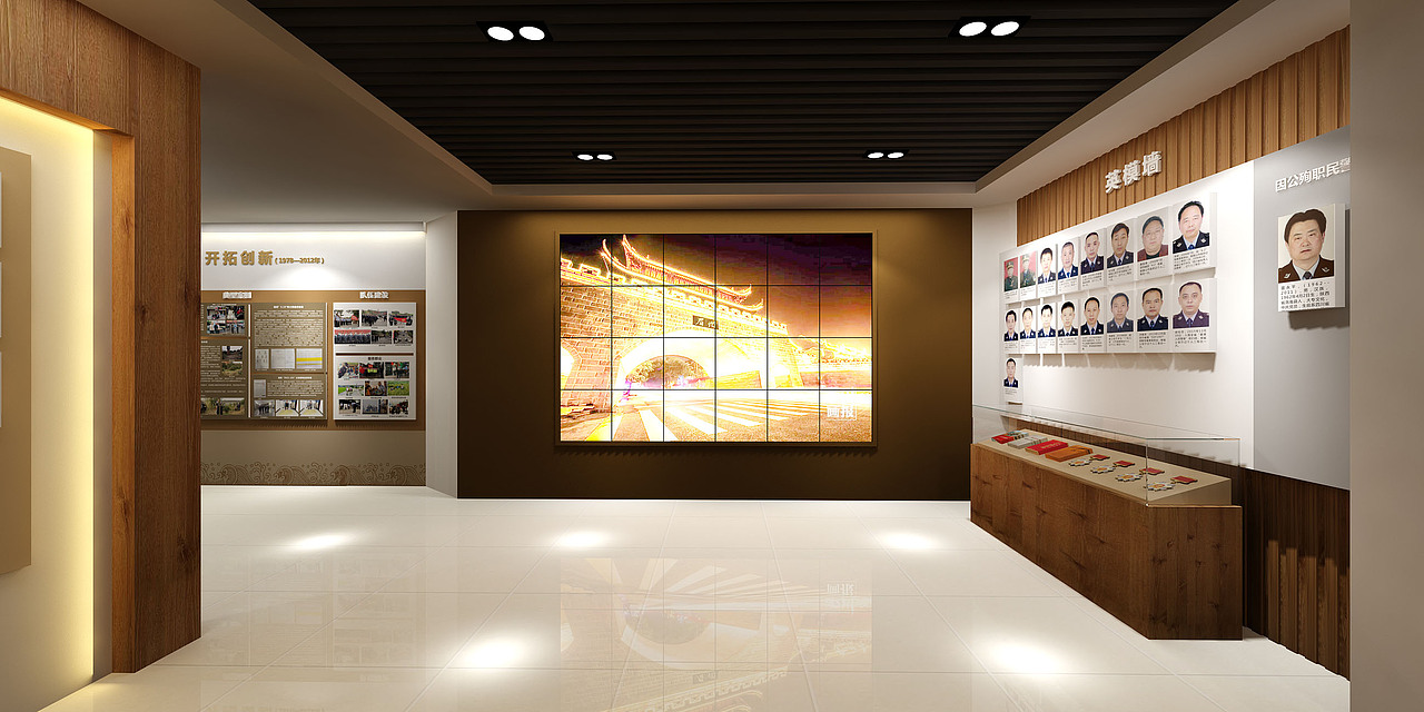 某区警史馆建设展厅设计（图ZMzI5MDc4MTE2） - 展陈设计 - 站酷设计师TIMGUO原创素材 - 站酷ZCOOL