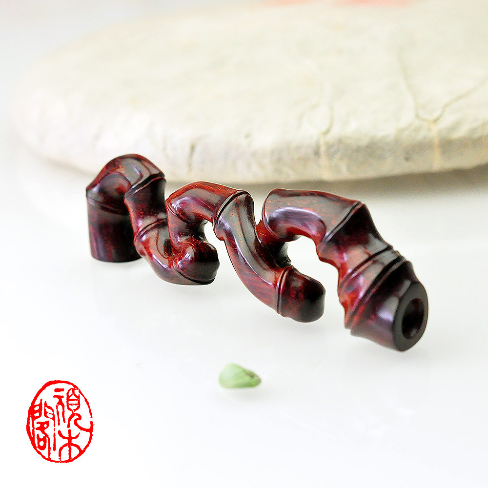 顽木作品《紫檀竹节笔架》（图ZMzQyODY4MDM2） - 其他手工艺 - 站酷设计师顽木阁原创素材 - 站酷ZCOOL
