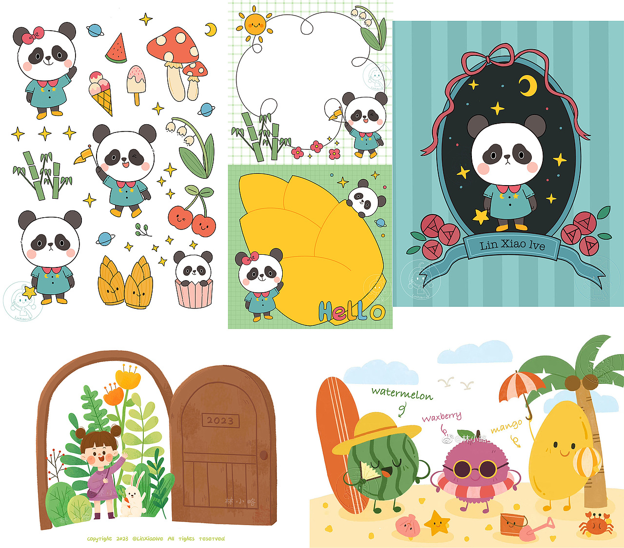 2023年度总结（图ZMzU5NzcwMTg0） - 创作习作 - 站酷设计师林小略原创素材 - 站酷ZCOOL