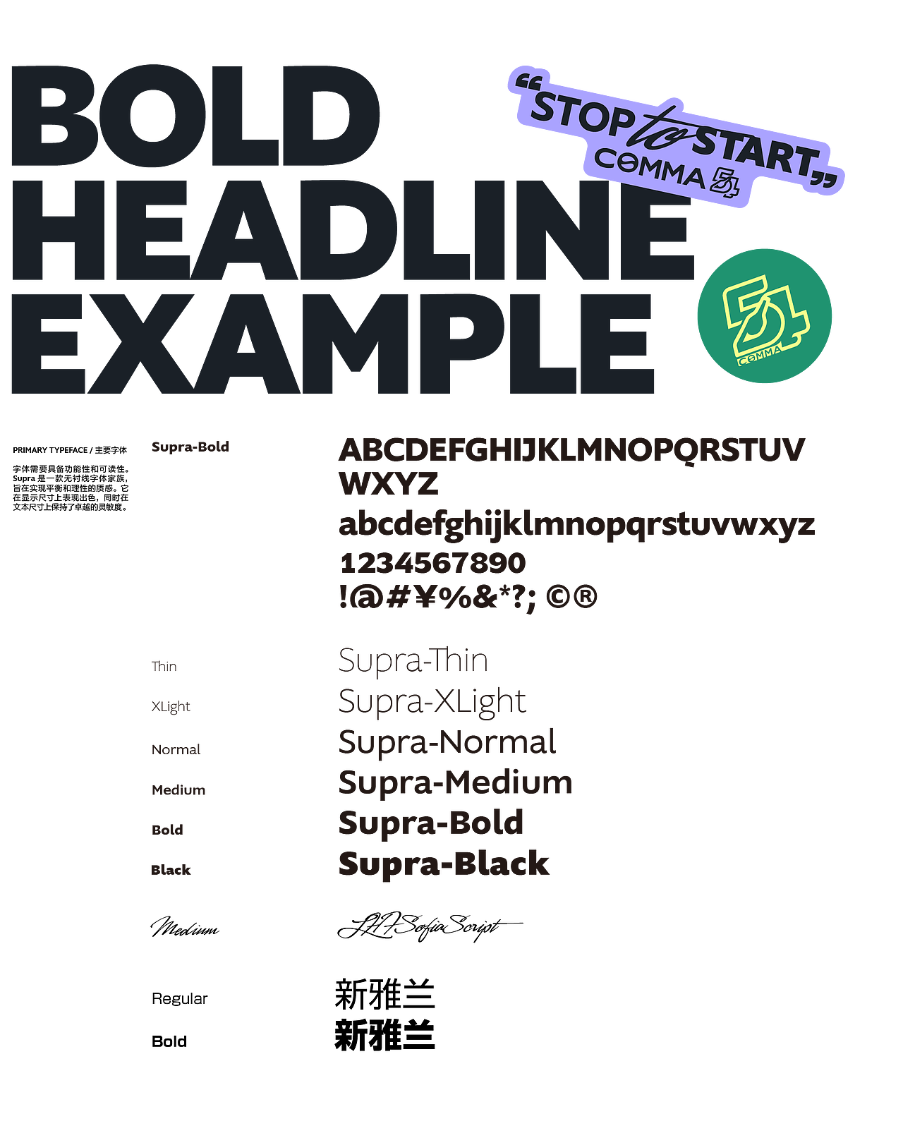 COMMA 54 BRAND GUIDELINE（图ZMzY3MTM5Njky） - 品牌 - 站酷设计师junyucreation原创素材 - 站酷ZCOOL