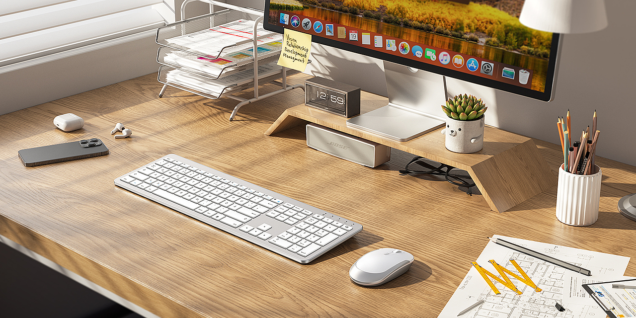 年度渲染 | 键鼠旗舰店 ✖ LCX光锥设计